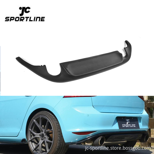 VW Golf 7 MK7 GTI/R 14-17 Hatchback Clubsport Style Rear Diffuser